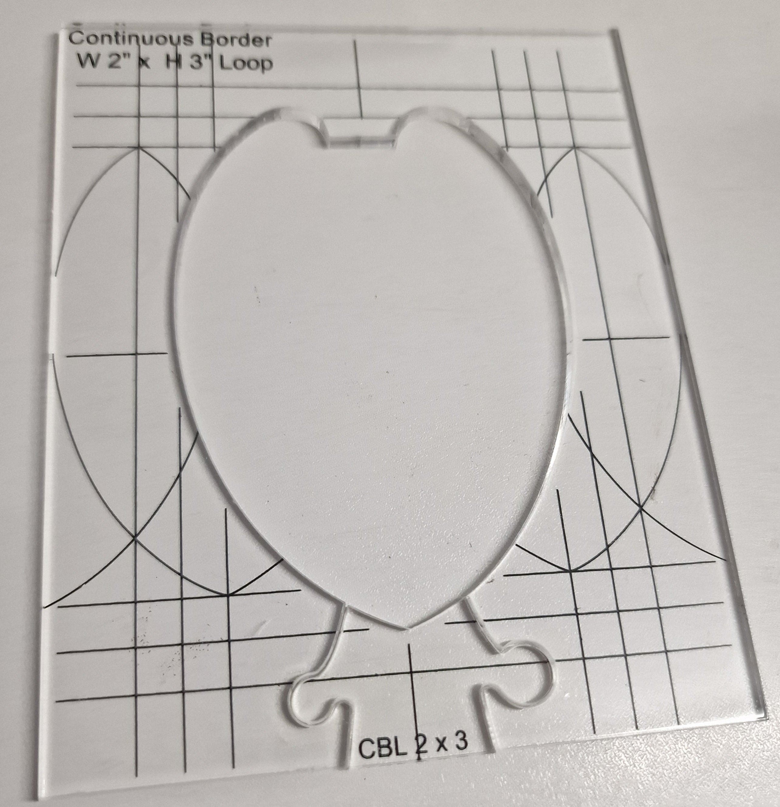 New Ruler Border Sampler Template Set for Sewing Machine 1set = 4pcs